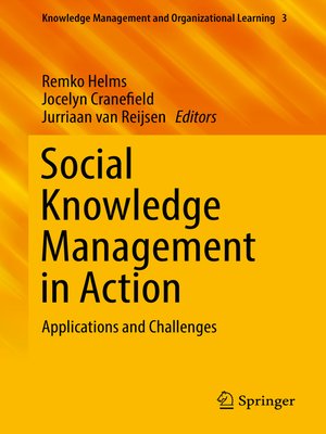 cover image of Social Knowledge Management in Action
